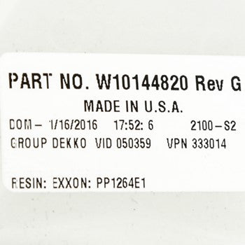 W10144820 Water Inlet Valve